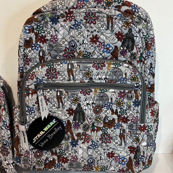 Vera Bradley Star Wars Light vs Dark Campus Backpack & Lunch Tote NWT - Picture 3 of 8